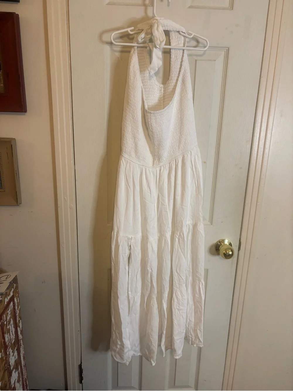 White One Shoulder Maxi Dress